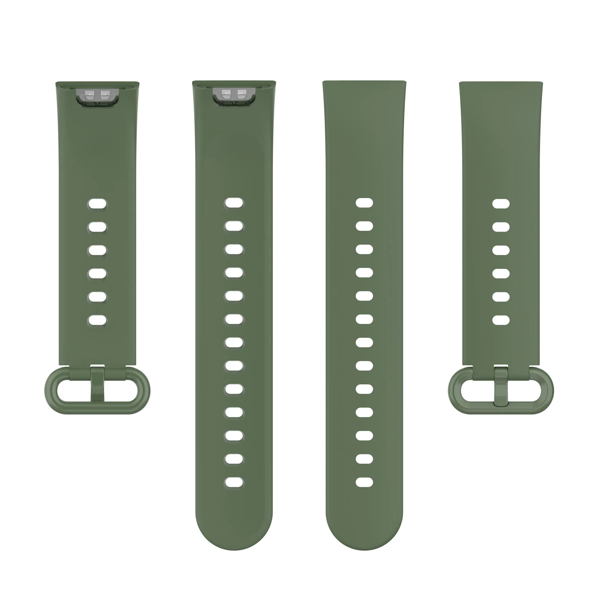 Silicone Strap for Redmi Watch 2 Lite Black Replacement Sport Bracelet Wristband for Xiaomi Watch Band with Screen Protector