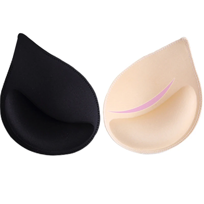 Sports Bra Breast Pad Push Up Bra Insert Pads Chest Enhancers Bra Foam Insert Chest Cup Intimates Accessories Sponge Bra Pads