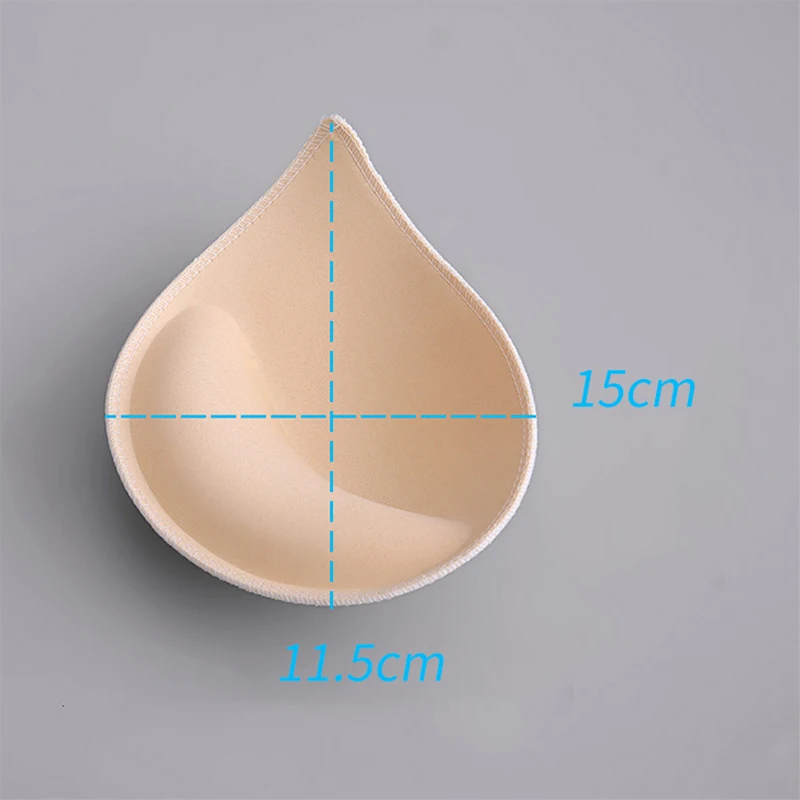 Sports Bra Breast Pad Push Up Bra Insert Pads Chest Enhancers Bra Foam Insert Chest Cup Intimates Accessories Sponge Bra Pads