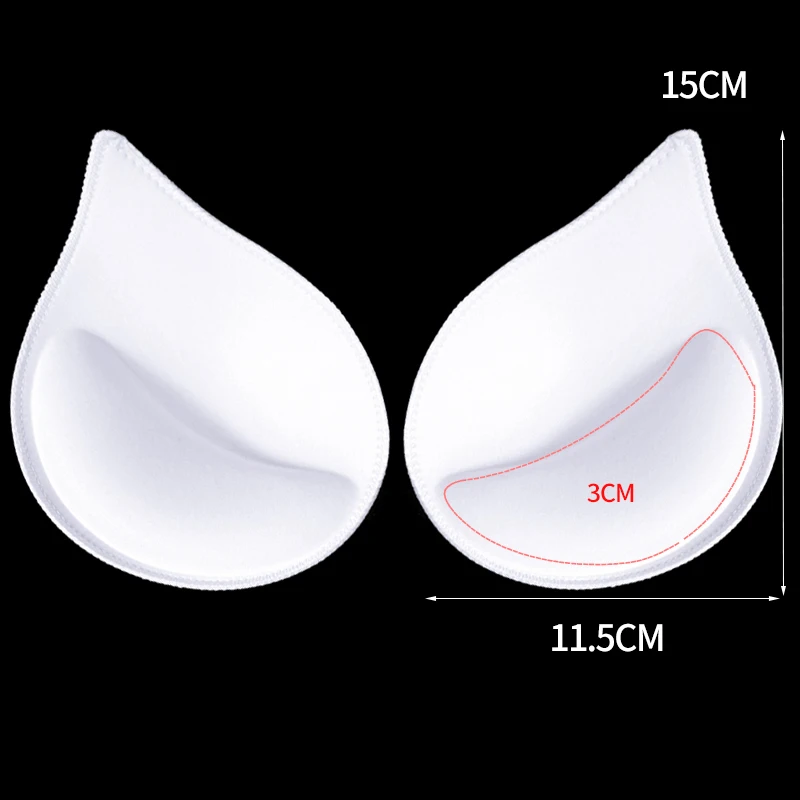 Sports Bra Breast Pad Push Up Bra Insert Pads Chest Enhancers Bra Foam Insert Chest Cup Intimates Accessories Sponge Bra Pads