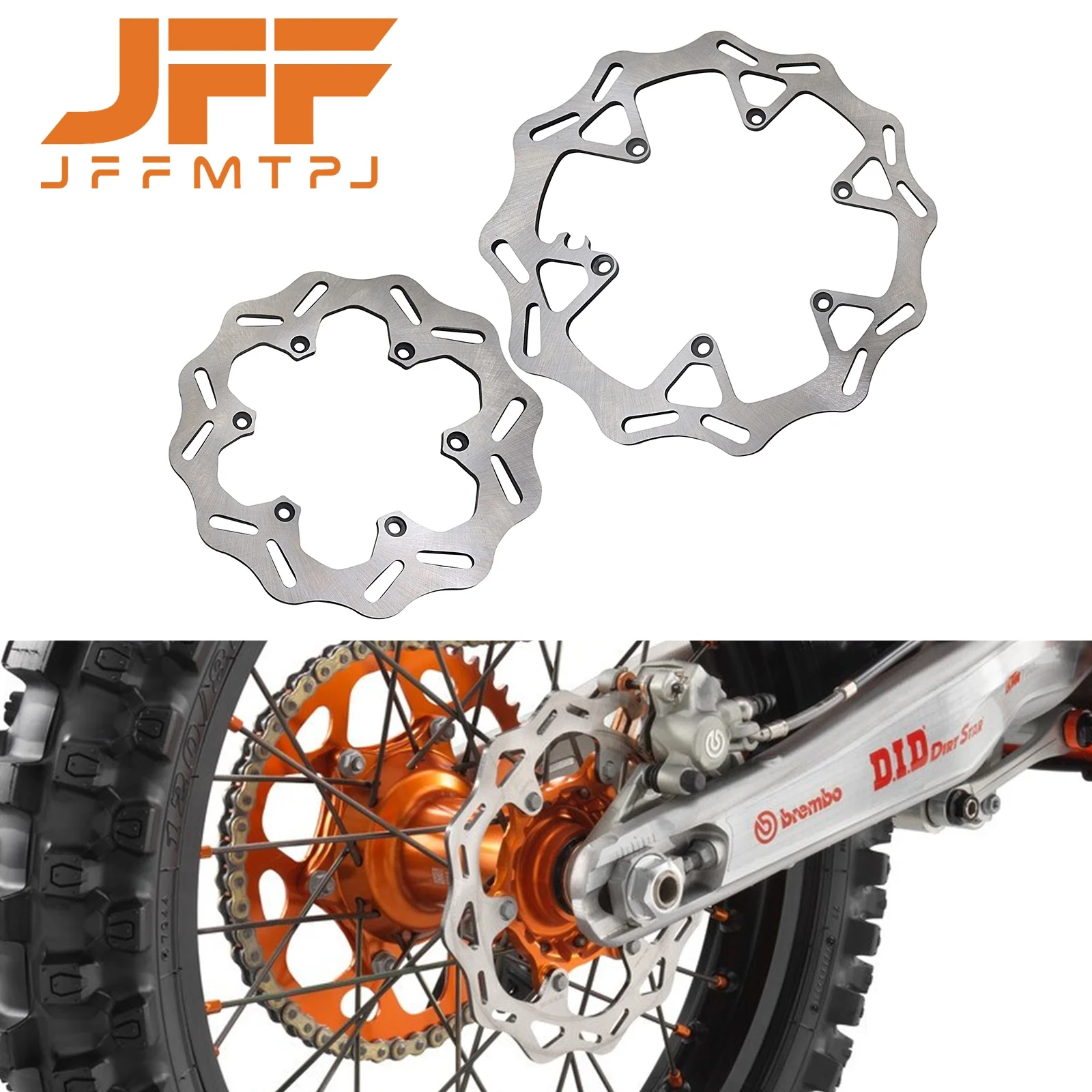 260MM 220MM Front Rear Brake Disc Brake Rotor Disk For KTM SX SXF XC XCF XCW EXC EXCF For Husqvarna FE TE FC TC FX TX 1994-2023