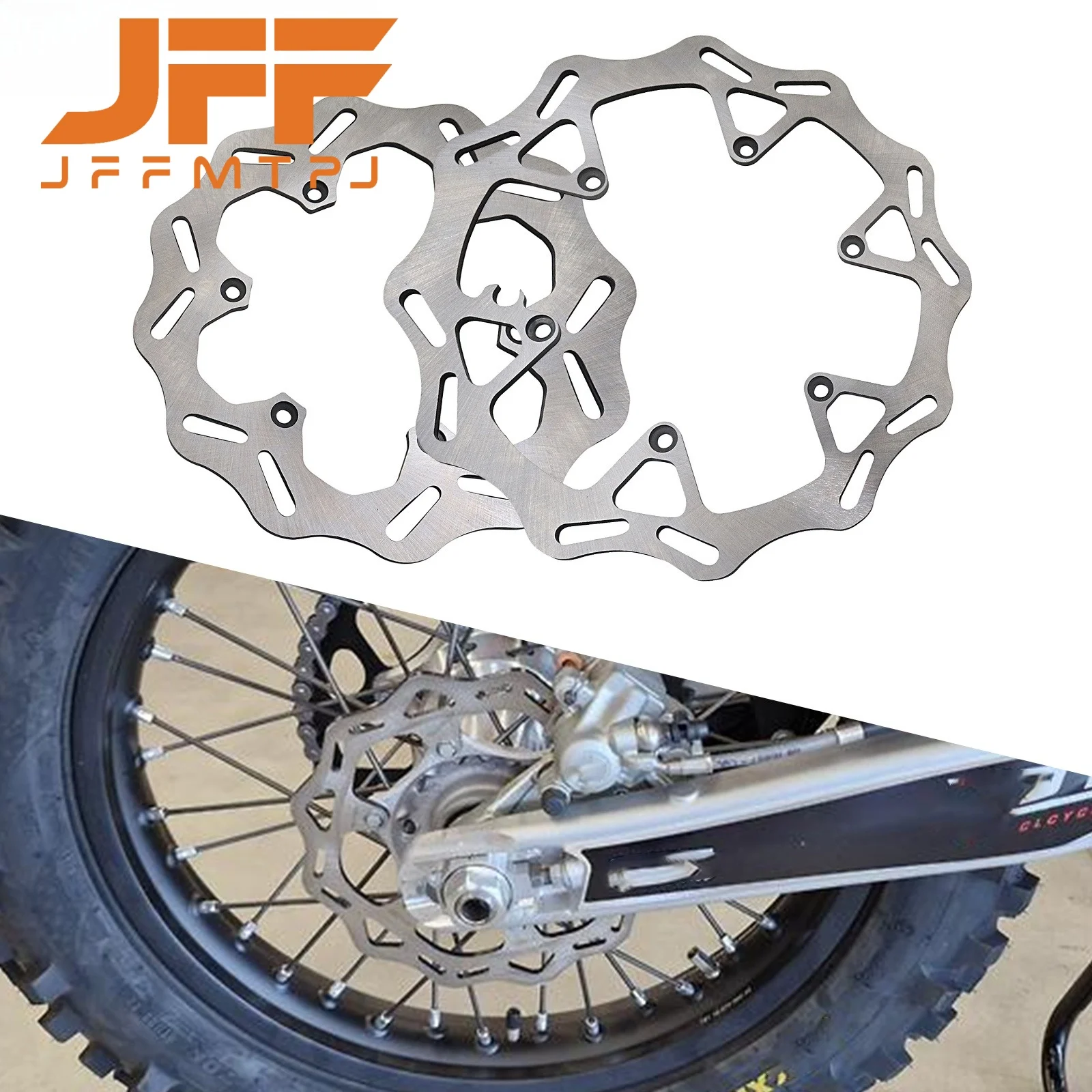 260MM 220MM Front Rear Brake Disc Brake Rotor Disk For KTM SX SXF XC XCF XCW EXC EXCF For Husqvarna FE TE FC TC FX TX 1994-2023