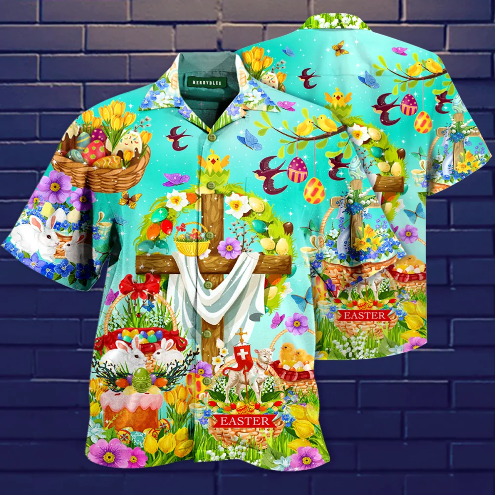 Cuba Shirts Men Women Fashion Hawaiian Casual Beach Blouse Men's Clothing Mens Vocation Lapel Floral