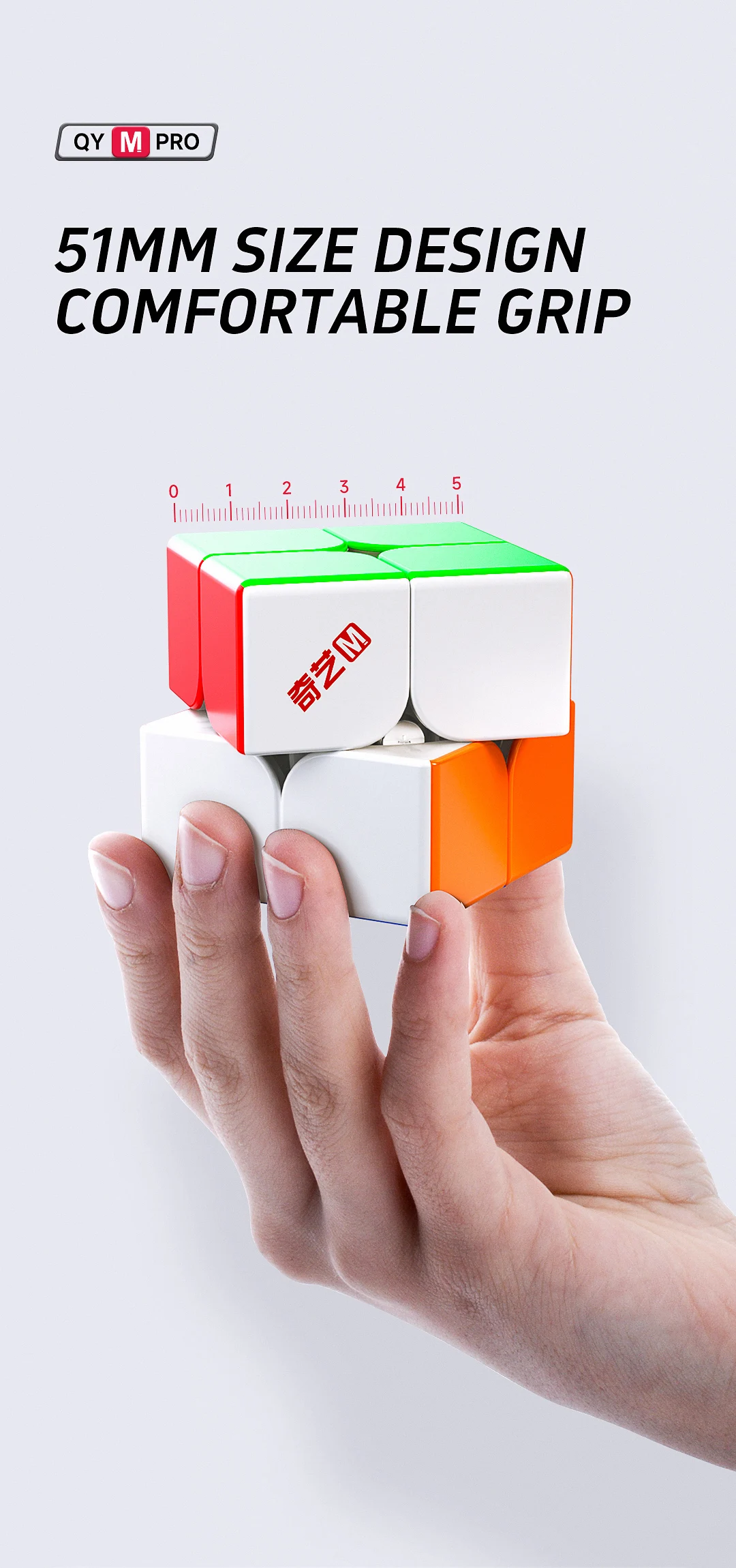 QiYi M Pro 2x2 Magnetic Magic Cube Professional 2×2 Speed Puzzle Children's Toys 2x2 Speedcube  Cubo Magico Toys For Children