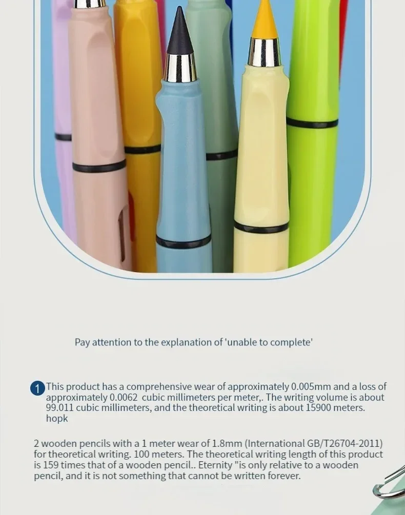 12 Color Eternal Pencil Can Be Wiped Magic Replace Head Eco Friendly Student Painting Kids Gift Draw School Supply Gifts