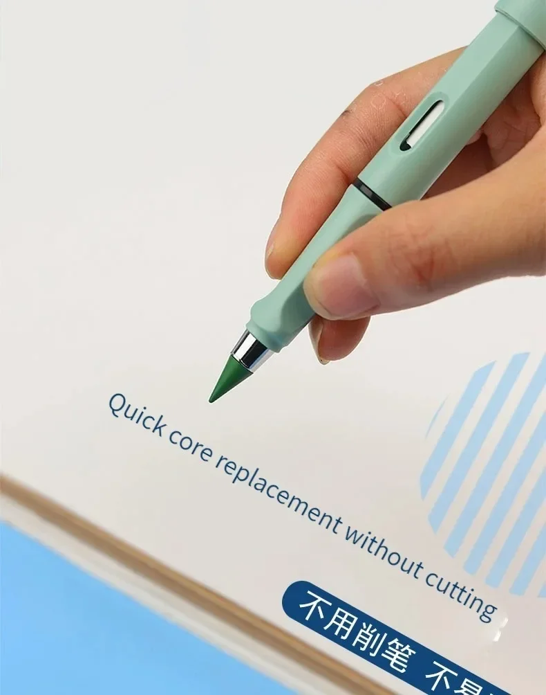 12 Color Eternal Pencil Can Be Wiped Magic Replace Head Eco Friendly Student Painting Kids Gift Draw School Supply Gifts