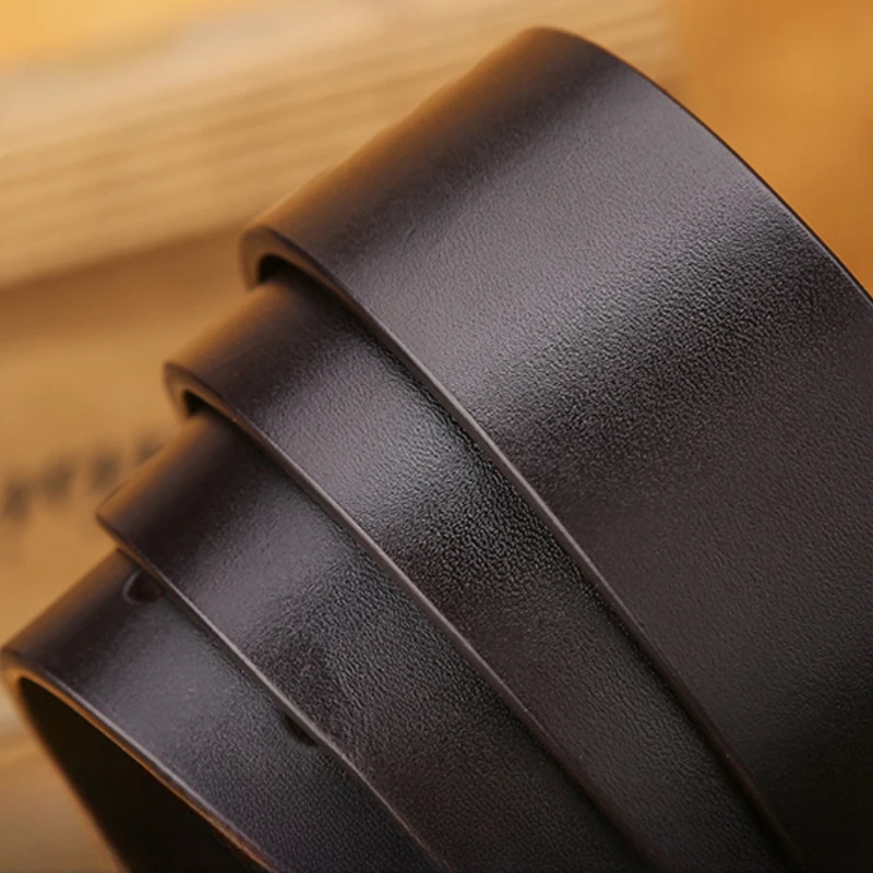100% Real Genuine Leather Belt for Men Luxury Brand Designer High Quality Alloy Pin Buckle Belts for Jeans Business 2023 Cowskin