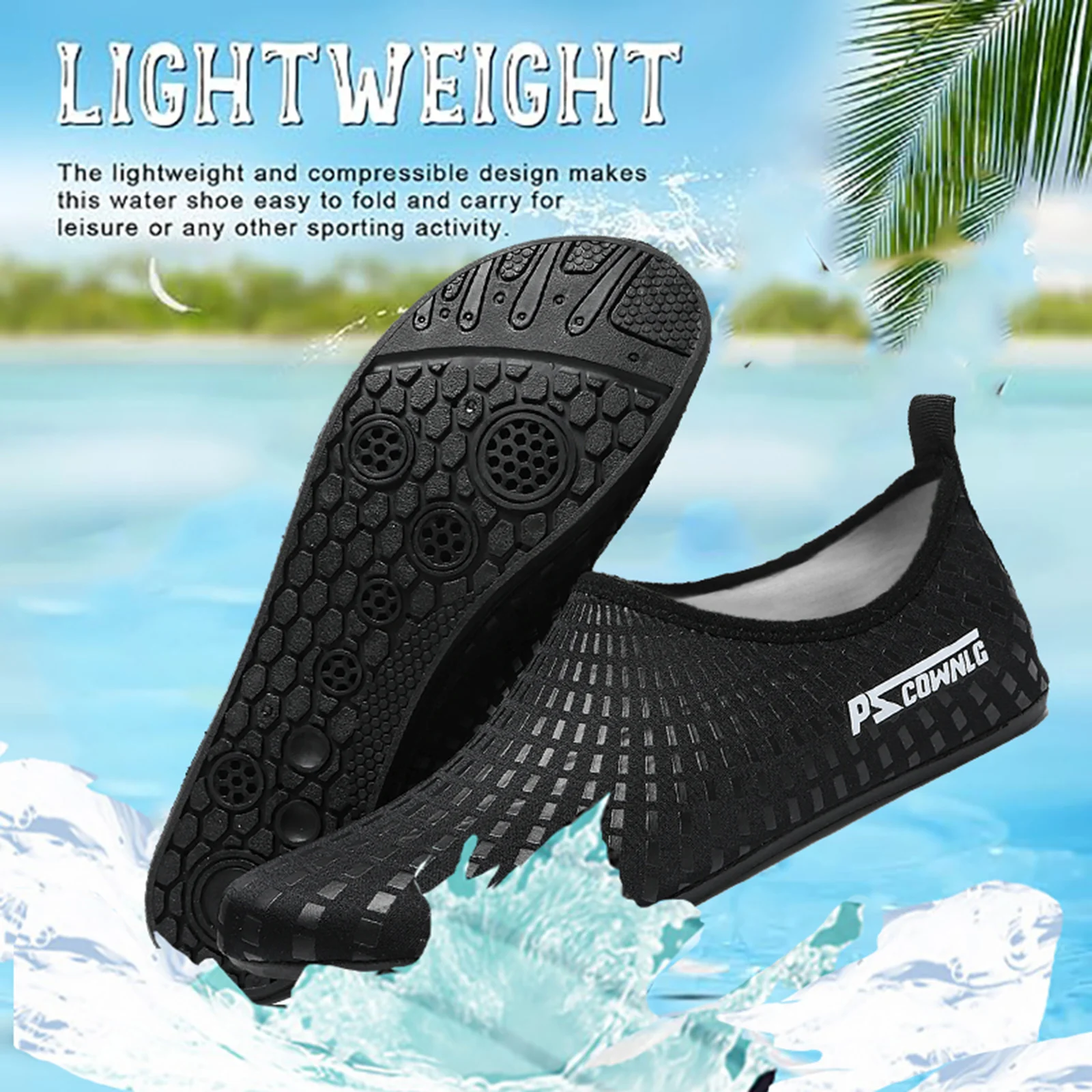 Diving Shoes Women Aqua Shoes Men Beach Swimming Water Sport Socks Barefoot Sneaker Fitness Dance Swim Surfing Snorkeling Shoe