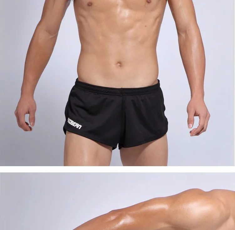 SEOBEAN Men's Sports Running Training Shorts Active Lifestyle Comfortable Inner Shorts