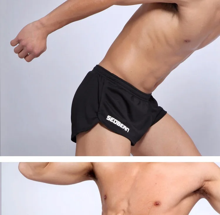 SEOBEAN Men's Sports Running Training Shorts Active Lifestyle Comfortable Inner Shorts