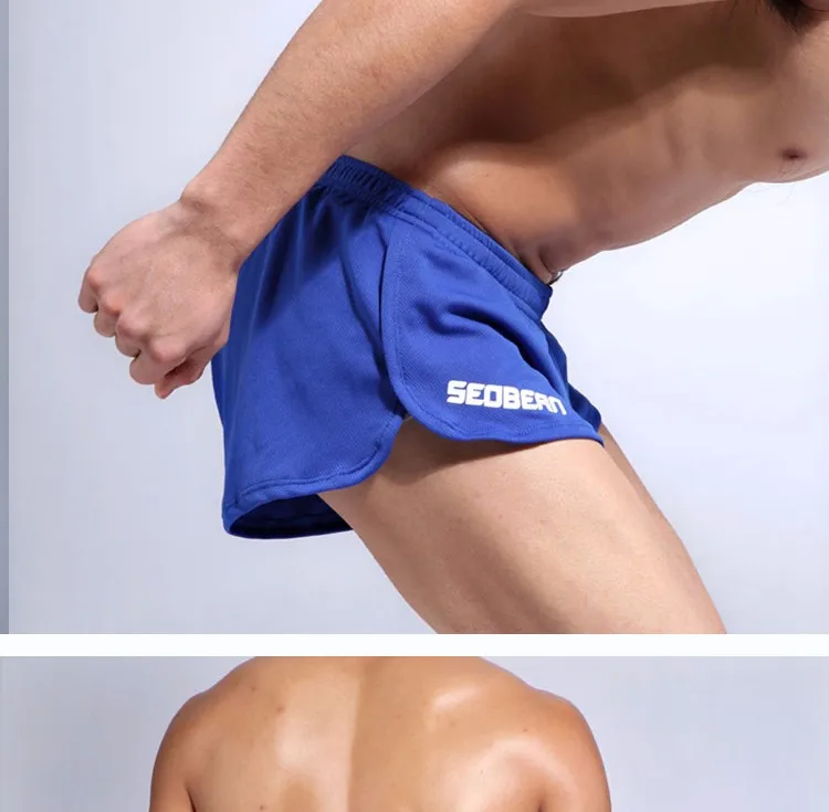 SEOBEAN Men's Sports Running Training Shorts Active Lifestyle Comfortable Inner Shorts