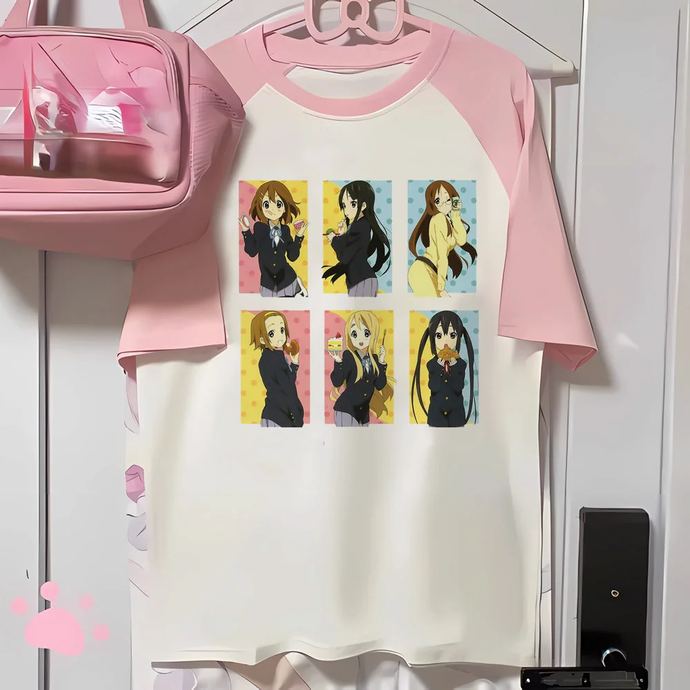 K-on t-shirts women comic t shirt female designer funny graphic clothes