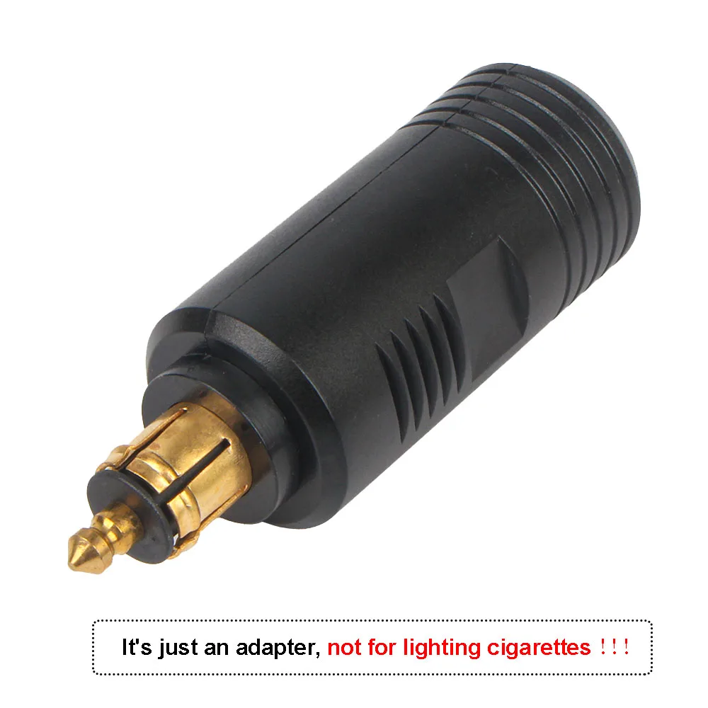 Cigarette Lighter Adapter For BMW R1250GS F850GS For TIGER DC 12V-24V EU Plug Charger DIN Socket Outlet Convert to Car Adapter