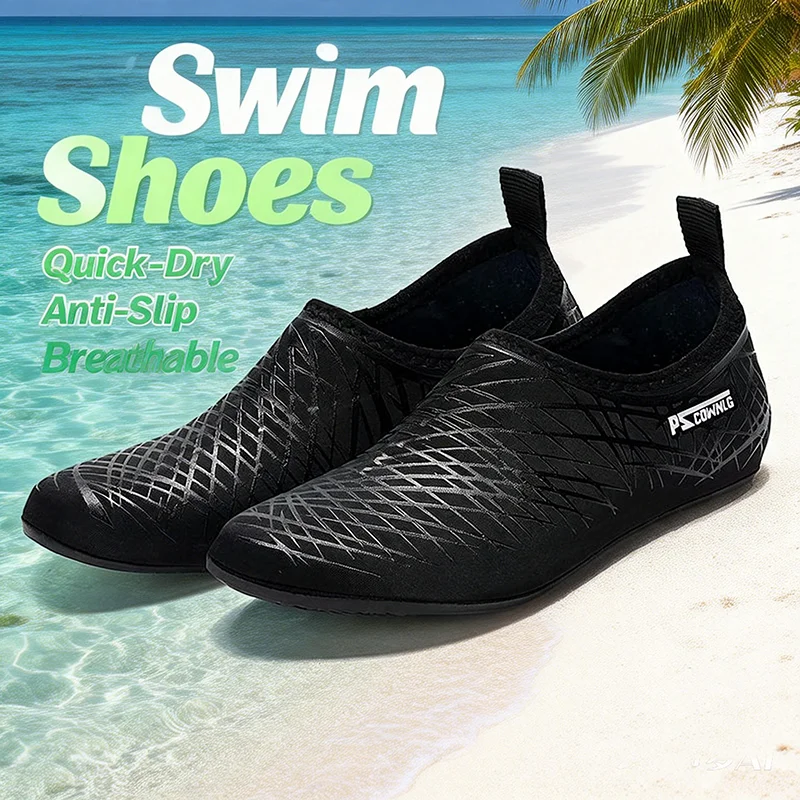 Diving Shoes Women Aqua Shoes Men Beach Swimming Water Sport Socks Barefoot Sneaker Fitness Dance Swim Surfing Snorkeling Shoe