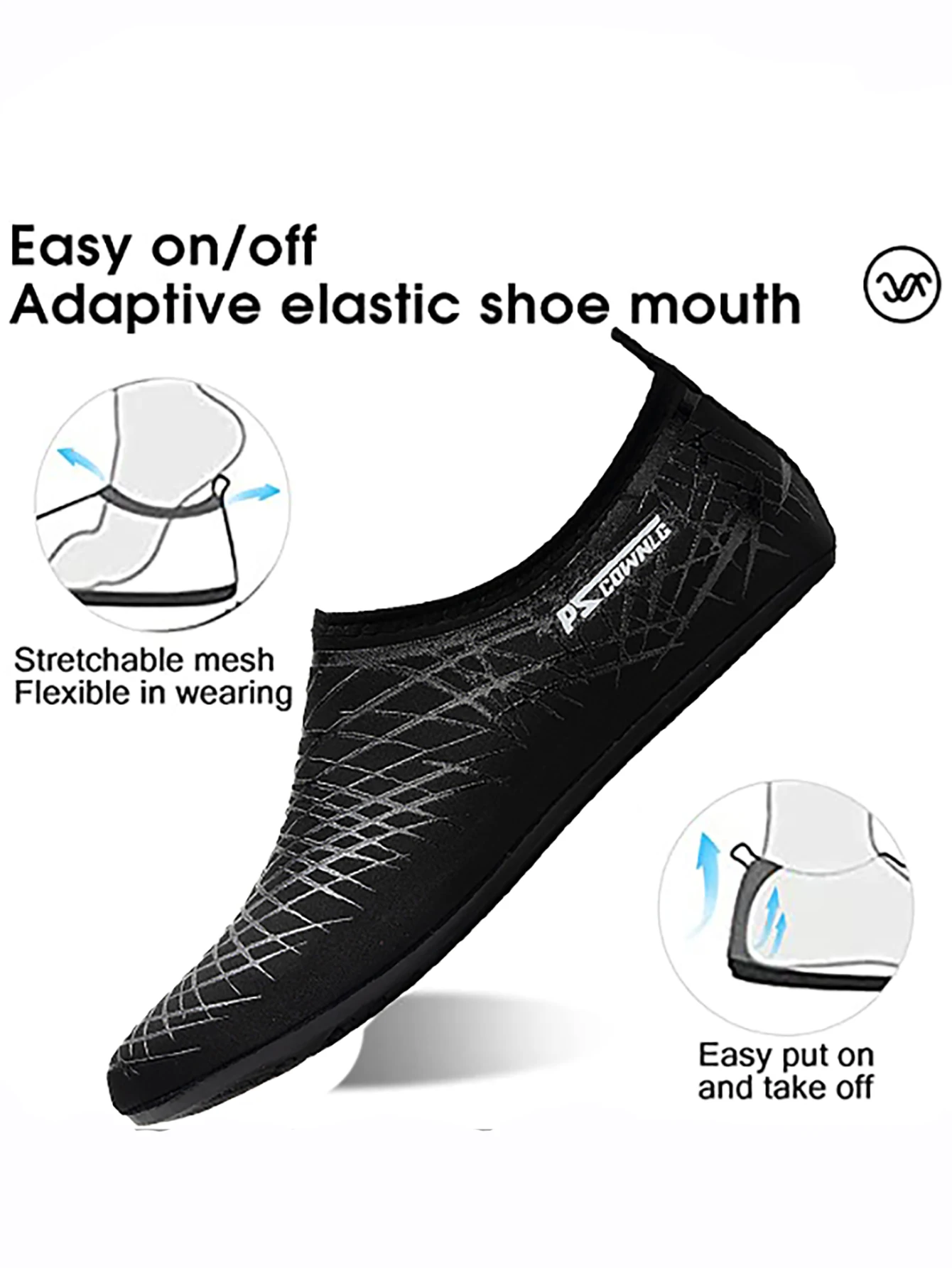 Diving Shoes Women Aqua Shoes Men Beach Swimming Water Sport Socks Barefoot Sneaker Fitness Dance Swim Surfing Snorkeling Shoe