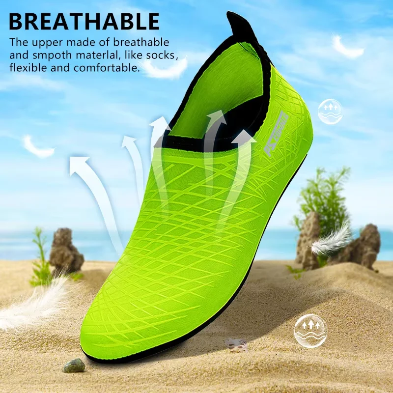 Diving Shoes Women Aqua Shoes Men Beach Swimming Water Sport Socks Barefoot Sneaker Fitness Dance Swim Surfing Snorkeling Shoe