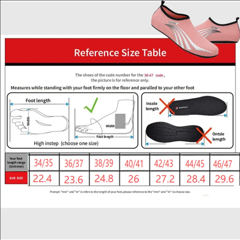 Diving Shoes Women Aqua Shoes Men Beach Swimming Water Sport Socks Barefoot Sneaker Fitness Dance Swim Surfing Snorkeling Shoe