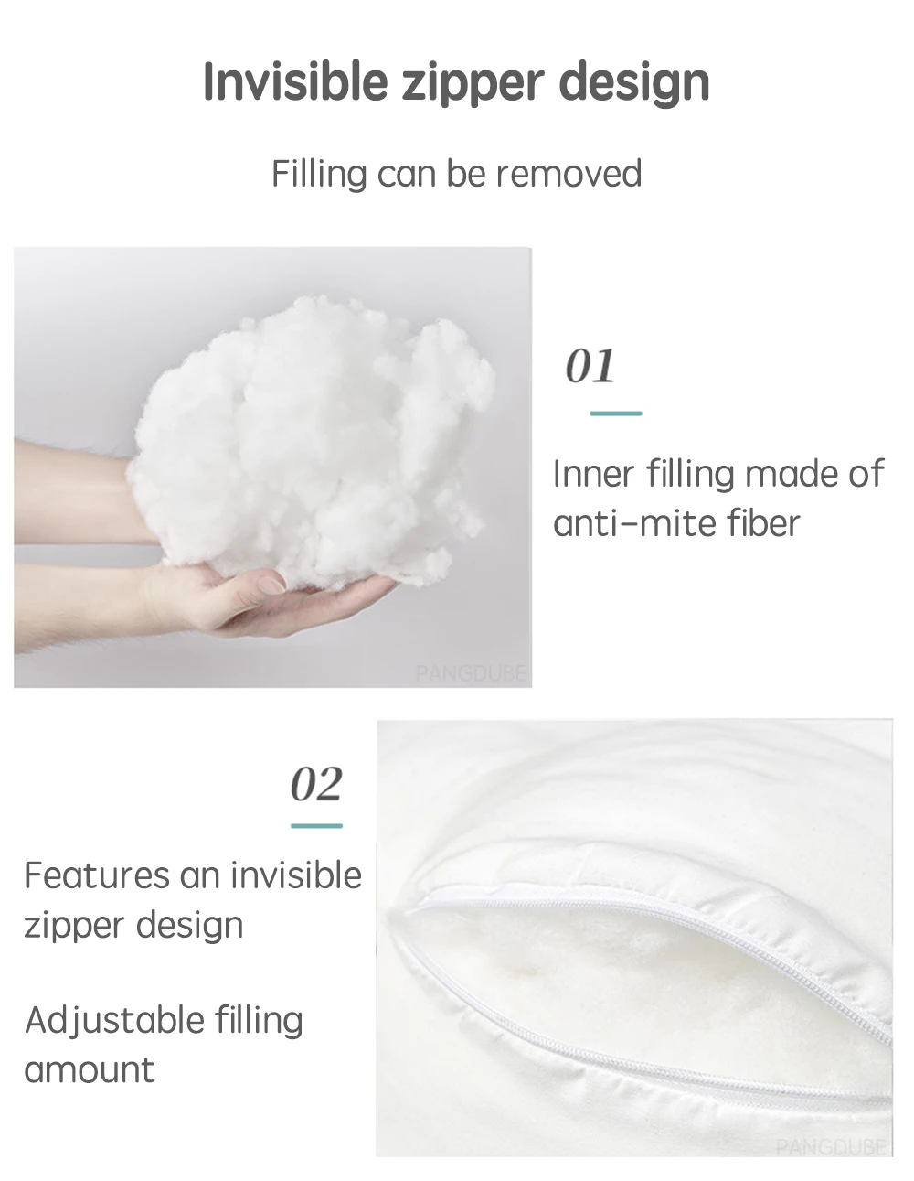 PANGDUBE Multifunctional Pregnancy Pillow for Pregnant Women Pregnant Pillow Breastfeeding Cushion Maternity Sleeping Pillow