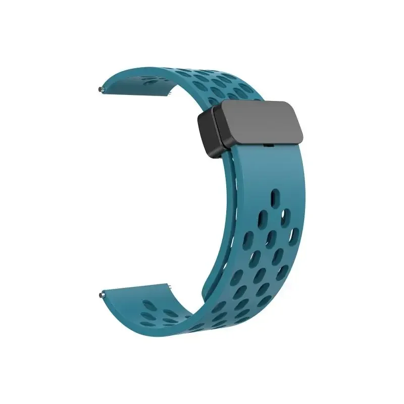 22mm 20mm Magnetic Strap for Samsung Galaxy Watch 4 5 6 7 4/6 Classic Active 2 Silicone Band for Amazfit Bip 3 Huawei GT4 GT3 2e