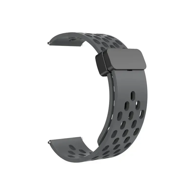 22mm 20mm Magnetic Strap for Samsung Galaxy Watch 4 5 6 7 4/6 Classic Active 2 Silicone Band for Amazfit Bip 3 Huawei GT4 GT3 2e