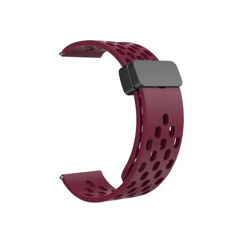 22mm 20mm Magnetic Strap for Samsung Galaxy Watch 4 5 6 7 4/6 Classic Active 2 Silicone Band for Amazfit Bip 3 Huawei GT4 GT3 2e