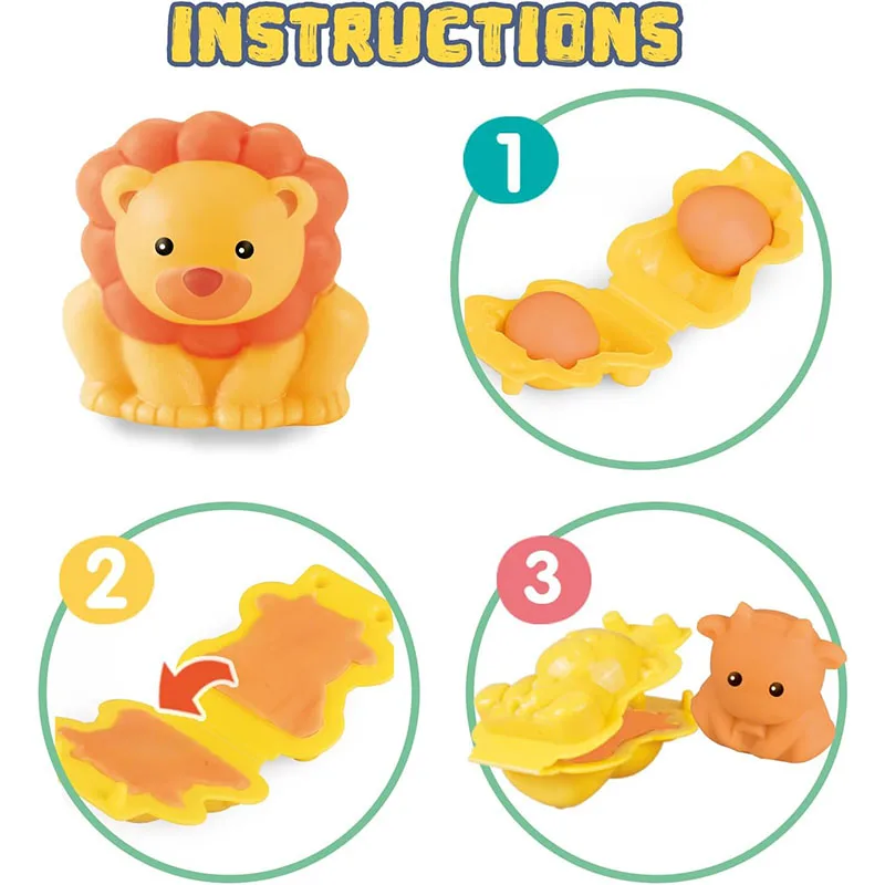 Cartoon 3D Animal Play Dough Molds DIY Creation Tools For Kids Toddlers Various Animal Molds Rolling Pins Clay Dough Accessories