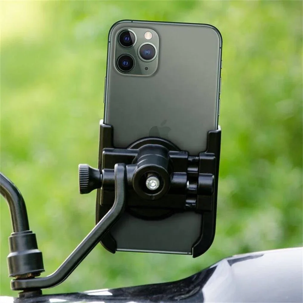 Aluminum Alloy Motorcycle Bicycle Mobile Phone Holder GPS Bracket Mounting Clip Multi-Specification Mobile Handlebar Bracket