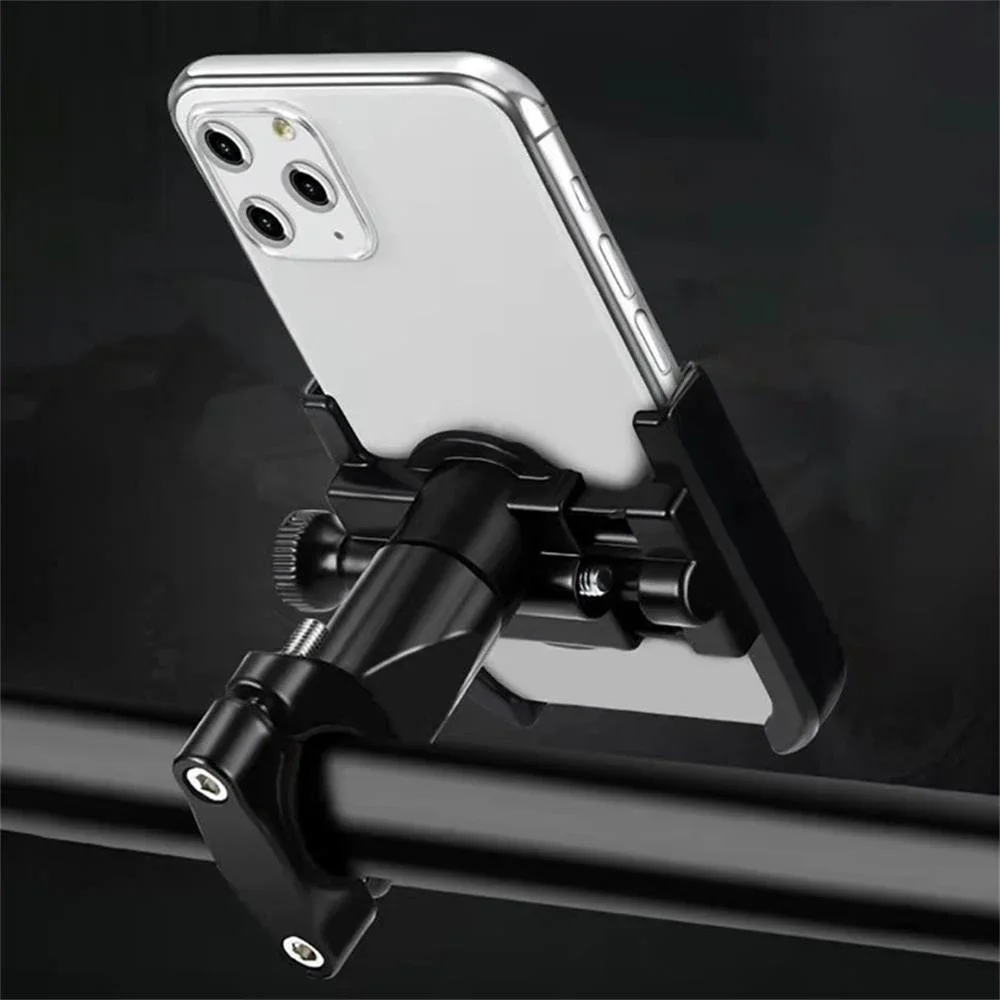 Aluminum Alloy Motorcycle Bicycle Mobile Phone Holder GPS Bracket Mounting Clip Multi-Specification Mobile Handlebar Bracket