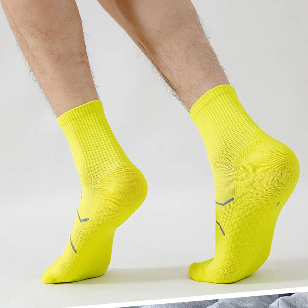 Professional Marathon Running Fitness Short Socks Women Men Sweat-absorbent Anti-friction Breathable Compression Quarter Socks