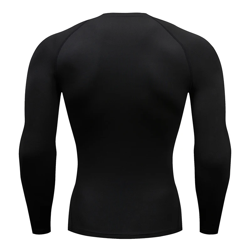 Compression Tops Gym T Shirt Men Fitness Tight Rashgad Bodybuilding Sports T-Shirt Quick Dry Running Long Sleeve