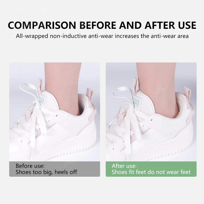 5Pairs Insoles For Shoes Patch Heel Pads For Sport Shoes Adjustable Size Feet Pad Insole Heel Protector Back Sticker Shoe Pad