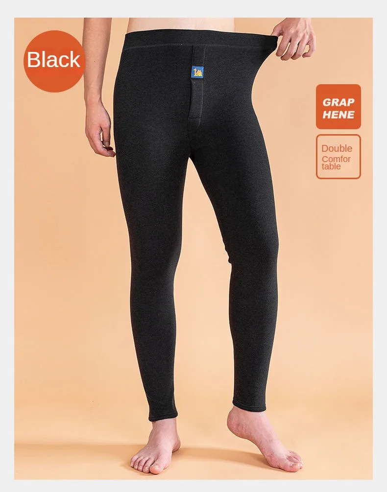 Thermal Underwear Men's Winter Clothes Fleece Keep Warm Pants Soft comfortable Underpants Sleepwear Breathable Thermo Leggings