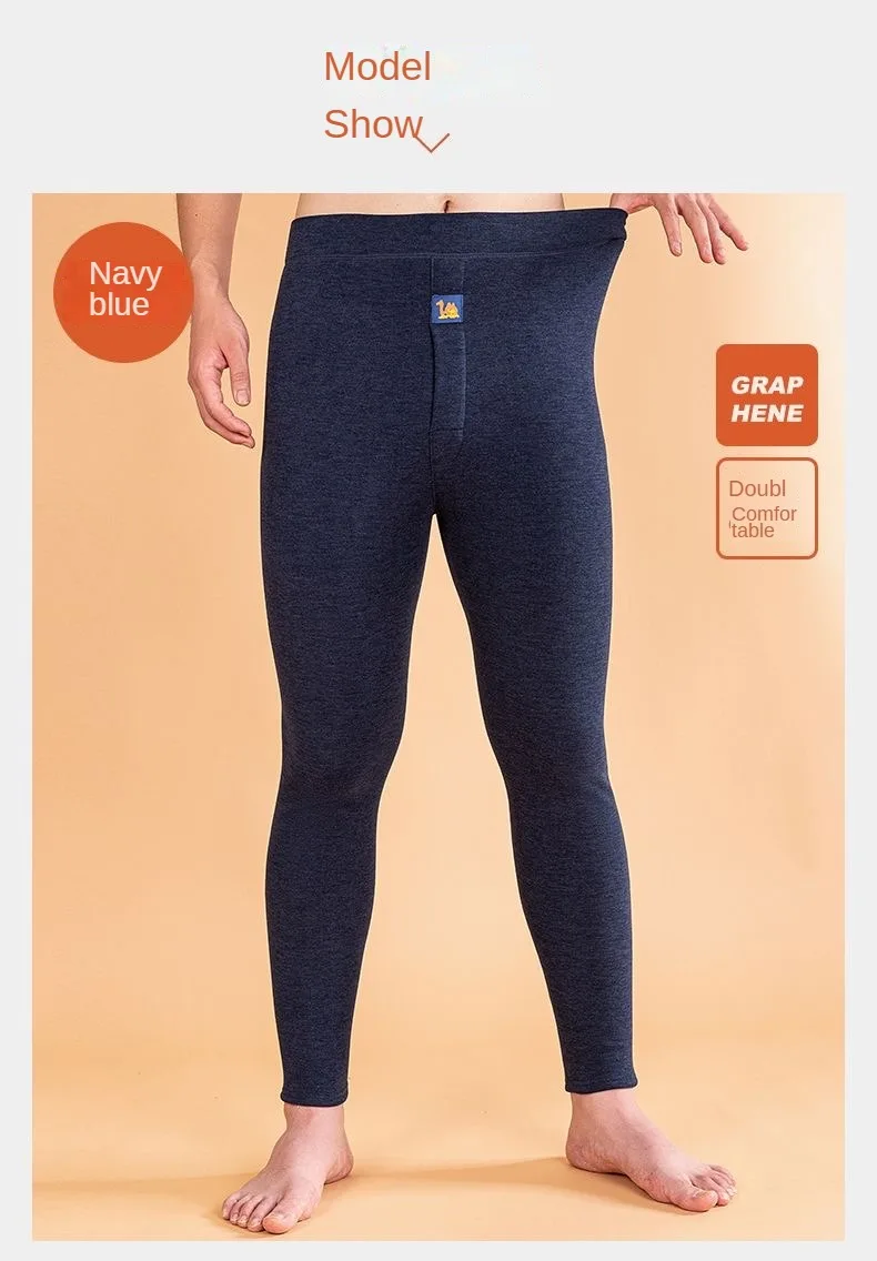 Thermal Underwear Men's Winter Clothes Fleece Keep Warm Pants Soft comfortable Underpants Sleepwear Breathable Thermo Leggings