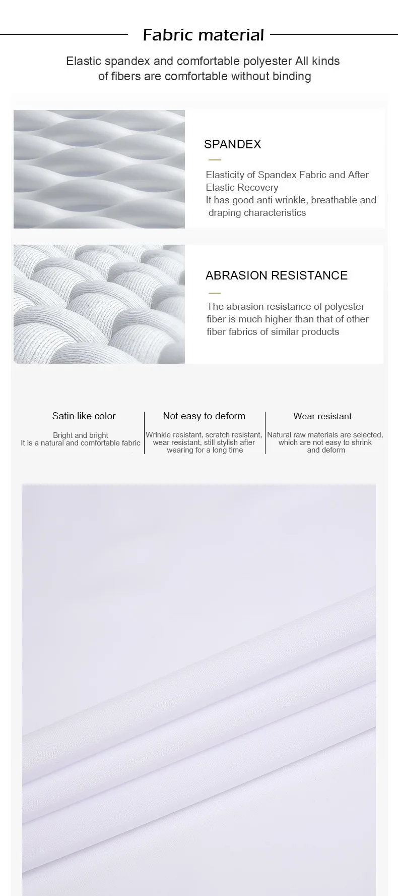50-130KG non-ironing four-sided elastic men's shirt fashion business dress casual men's long-sleeved solid color shirt