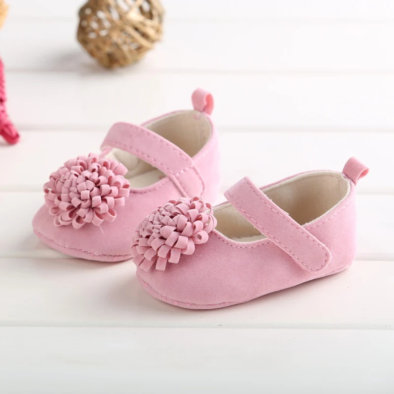 0-18 Months Newborn Baby Girl Walking Shoes Princess Shoes Little Baby Soft Bottom Anti Drop Girls Toddler Shoes