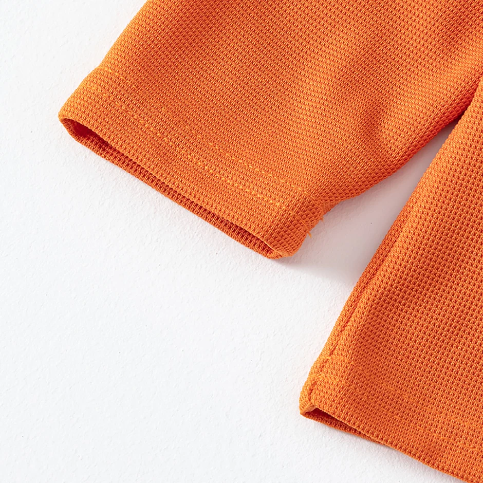 Children's Autumn Solid Color Simple Joker Long Sleeve T-Shirt Boys Casual Sports Shirt Girls Fashion Round Neck Sweater