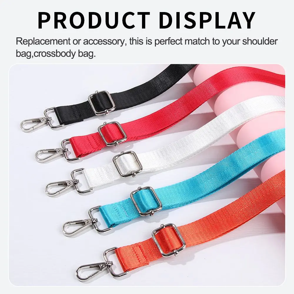 2.5cm Width Shoulder Bag Strap Fashion Wide Replacement Strap For Bags Nylon Woman Messenger Accessories Bag Straps