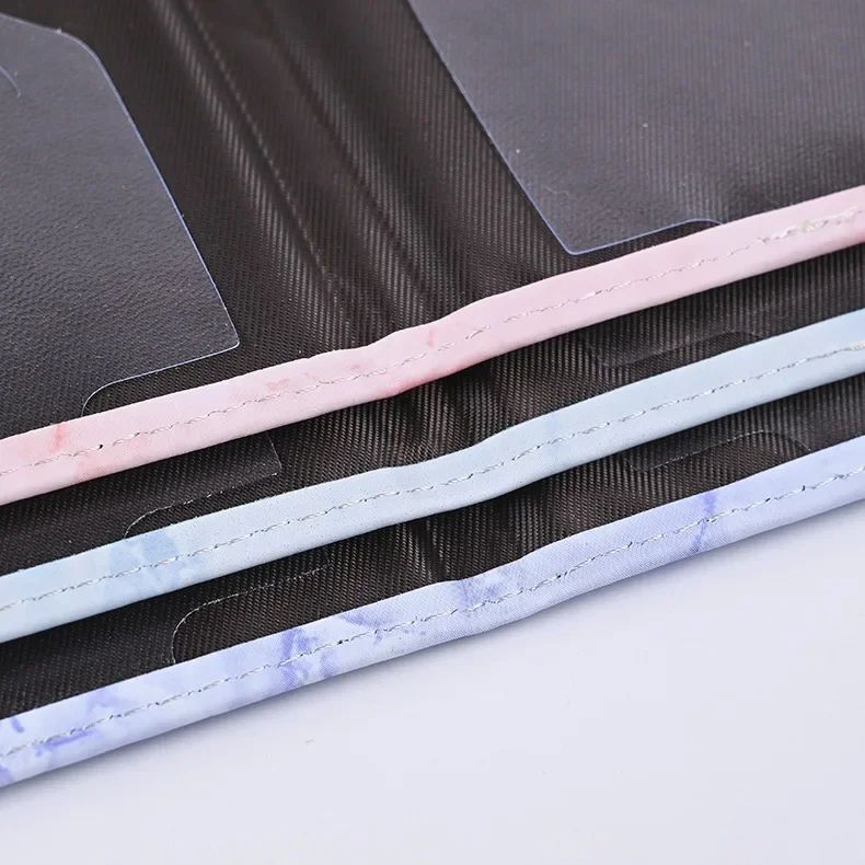 Women Men Passport Cover Pu Leather Marble Style Travel ID Credit Card Passport Holder Ticket Protective Packet Bag Wallet Pouch