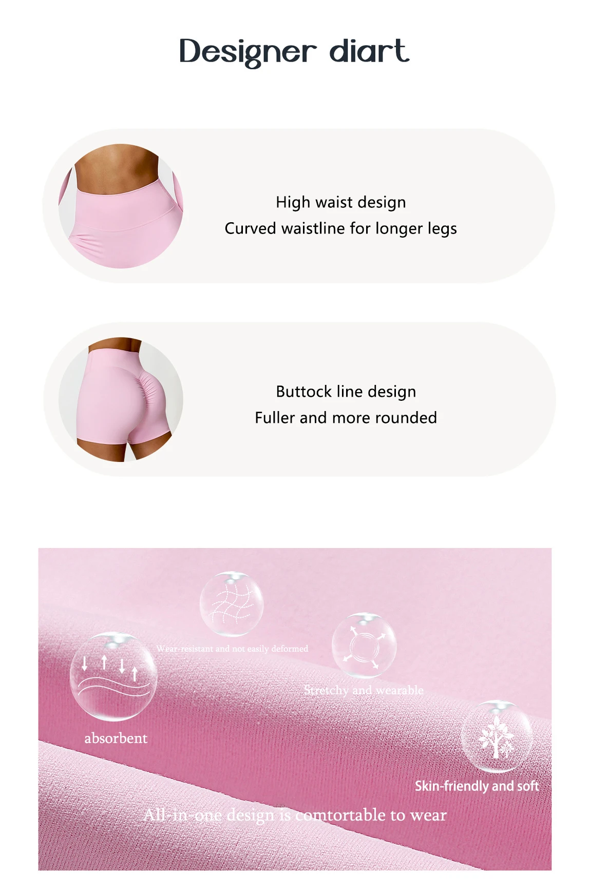 Summer Solid Color Women Fitness Quick-Dry Sport Short Women Cycling Soft Training Shorts Jog High Waist Yoga Short Legging