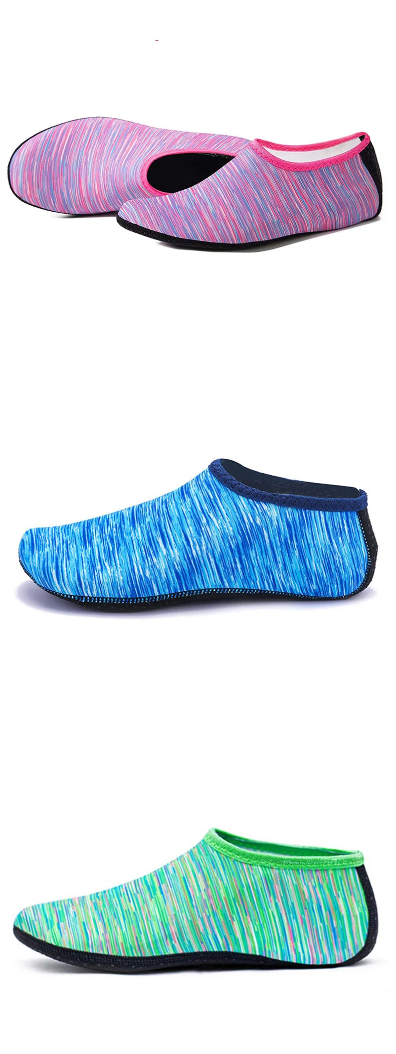 Summer Outdoor Beach Shoes and Socks for Women Swimming Non slip Soft Bottom Quick drying Creeper Socks