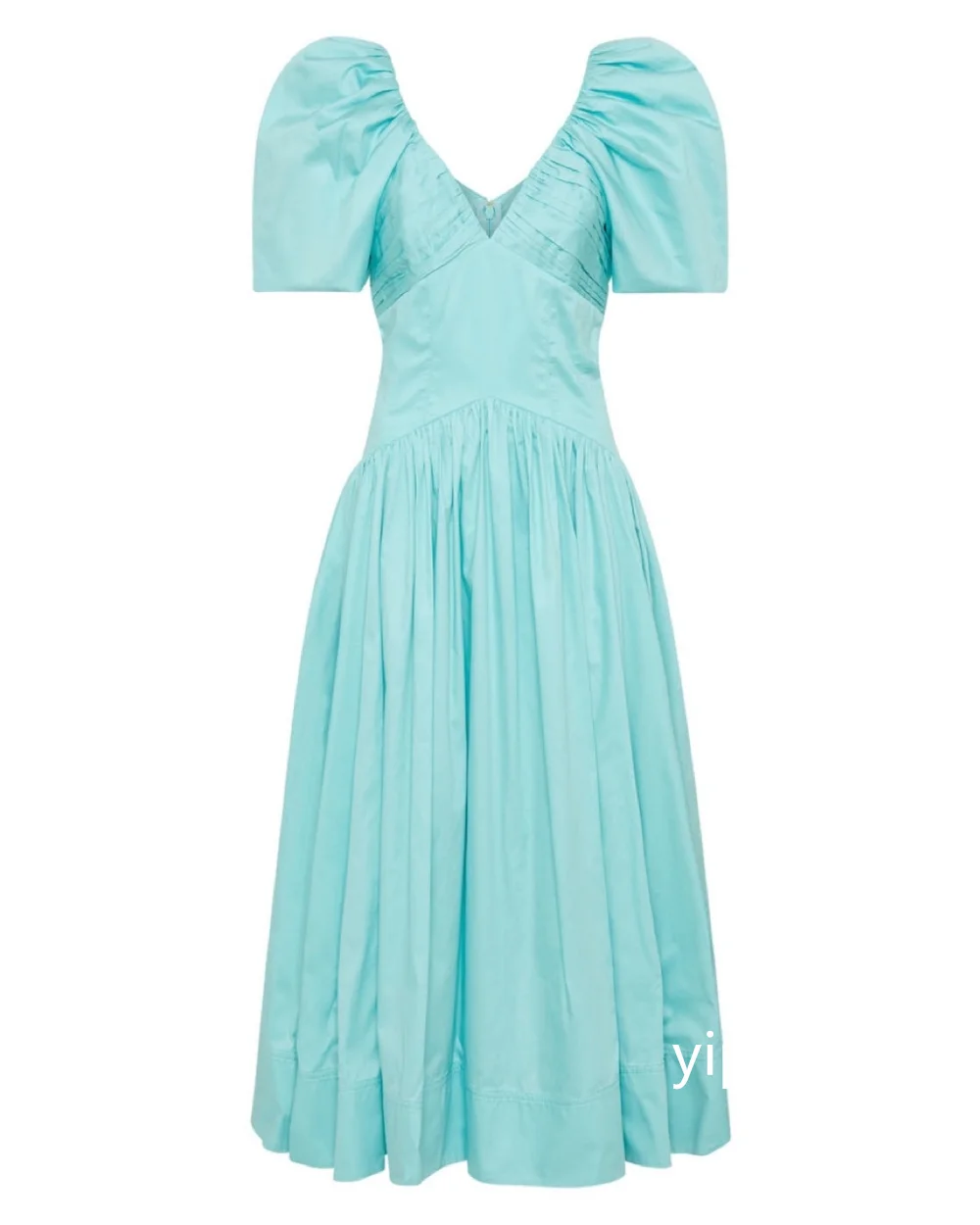Customized Matching Jersey A-line V-neck Midi Dresses Prom Dresses Classic Exquisite Modern Style Pastrol Unisex Chinese Style