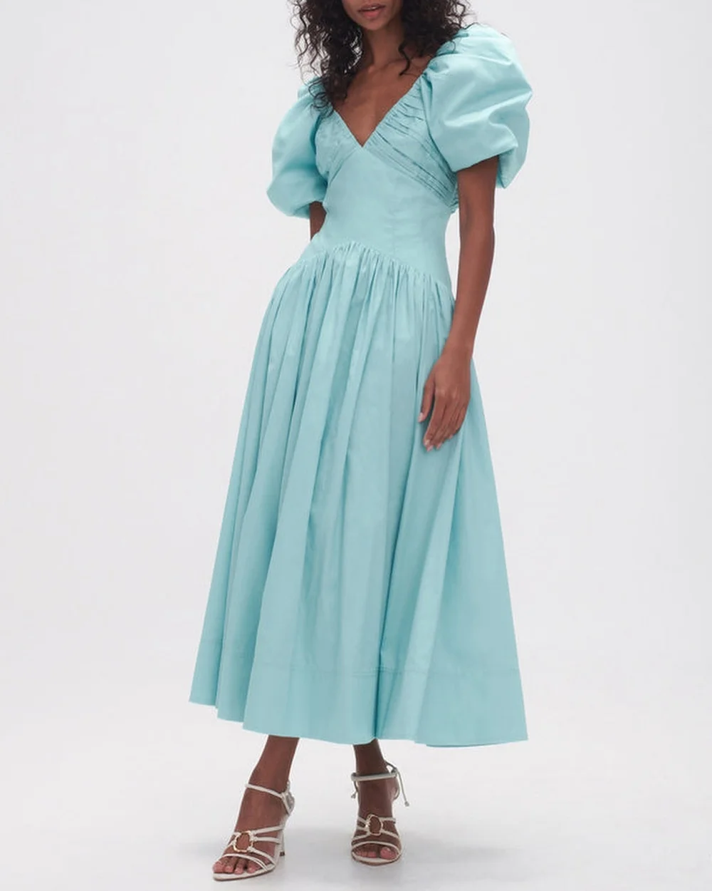 Customized Matching Jersey A-line V-neck Midi Dresses Prom Dresses Classic Exquisite Modern Style Pastrol Unisex Chinese Style