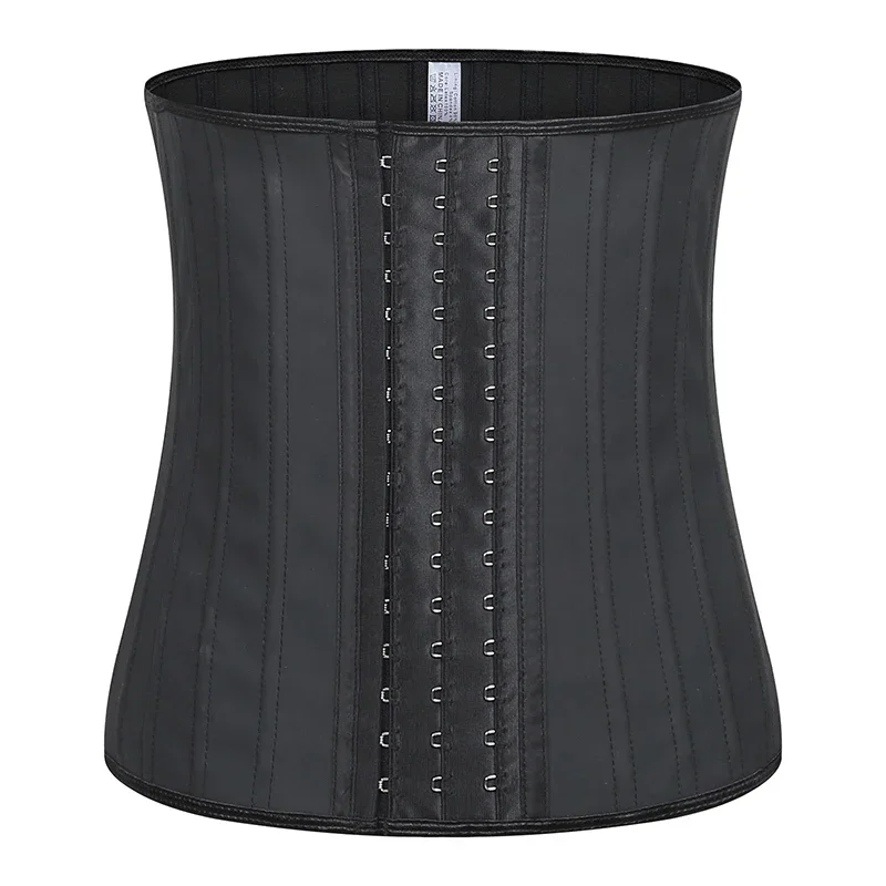 25 bones Waist Trainer Corset Latex Body Shapewear Women Tummy Shaper Belly Sheath Sllimming Belt Modeling Strap Weight Loss