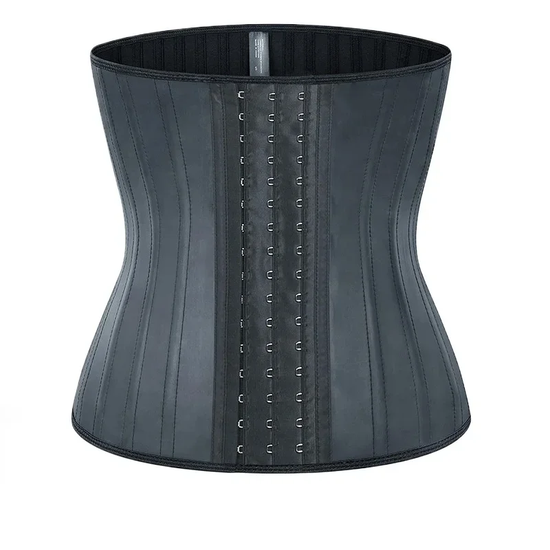 25 bones Waist Trainer Corset Latex Body Shapewear Women Tummy Shaper Belly Sheath Sllimming Belt Modeling Strap Weight Loss