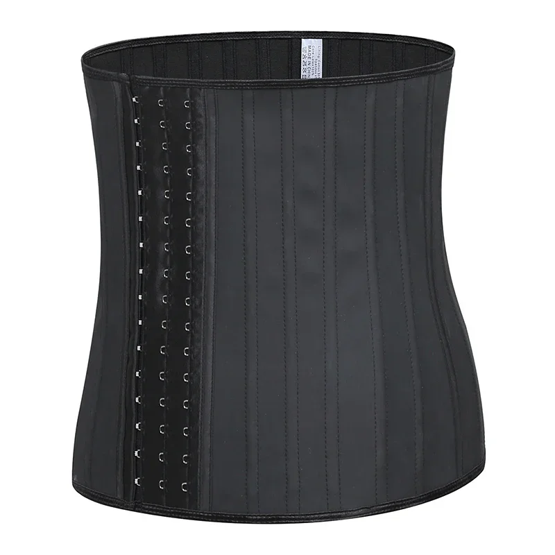 25 bones Waist Trainer Corset Latex Body Shapewear Women Tummy Shaper Belly Sheath Sllimming Belt Modeling Strap Weight Loss