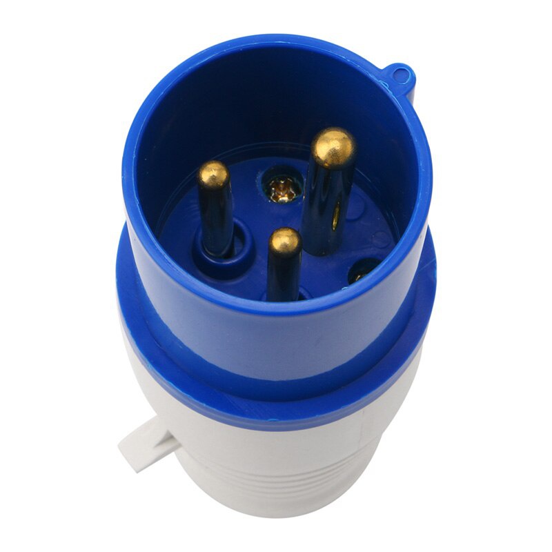 16 Amp 3 Pin Industrial Plug+Socket 220-250V Weatherproof IP44 2P+E 3Phase 16A