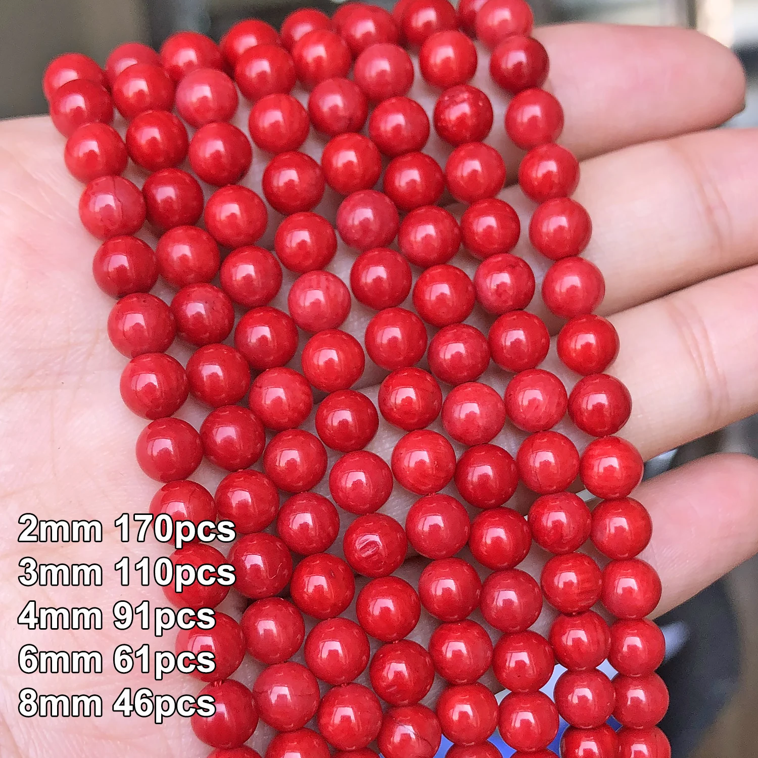 Natural Red Coral Bead Irregular Chip Drum Drop Rice Round Loose Stone Beads for Jewelry Making DIY Handmade Craft Bracelet 15''