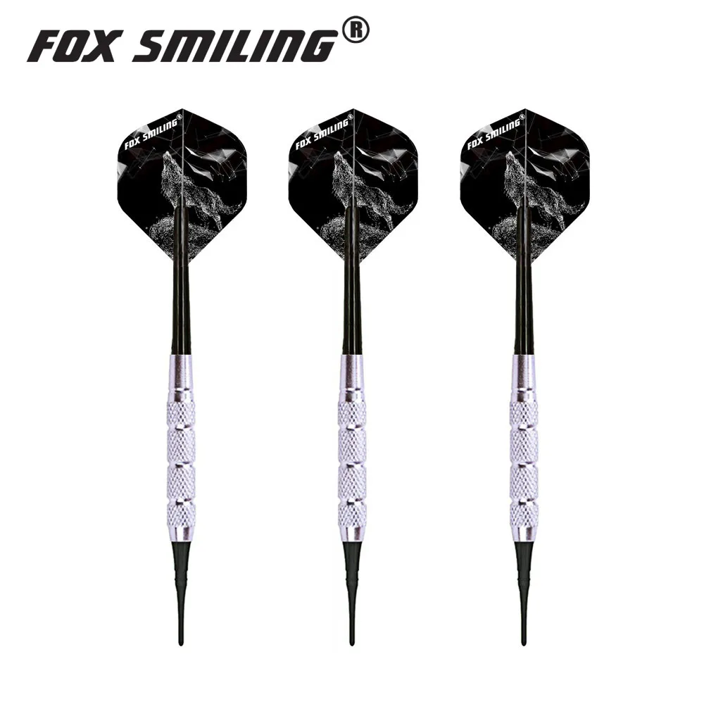 12PCS Dart 18g Electronic Soft Tip Darts With 9PCS Flights,60PCS Rubber O Ring, 50PCS Soft Tips