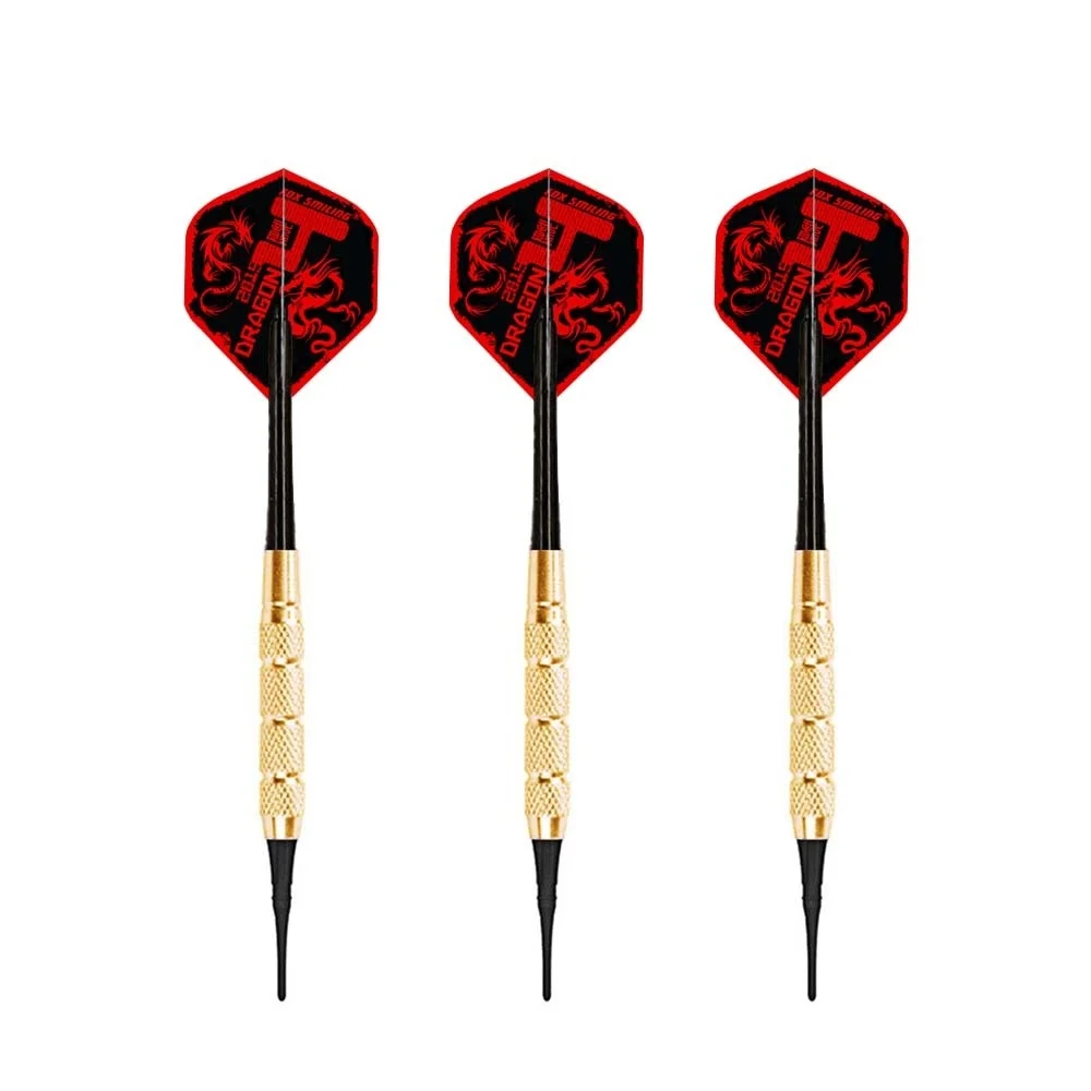 12PCS Dart 18g Electronic Soft Tip Darts With 9PCS Flights,60PCS Rubber O Ring, 50PCS Soft Tips
