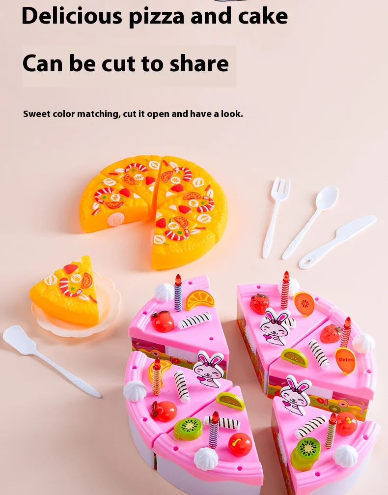 DIY Fruit Cutting Toys Vegetables Fruits And Vegetables Parent-Child Simulation Kitchen Food Children's Birthday Gifts